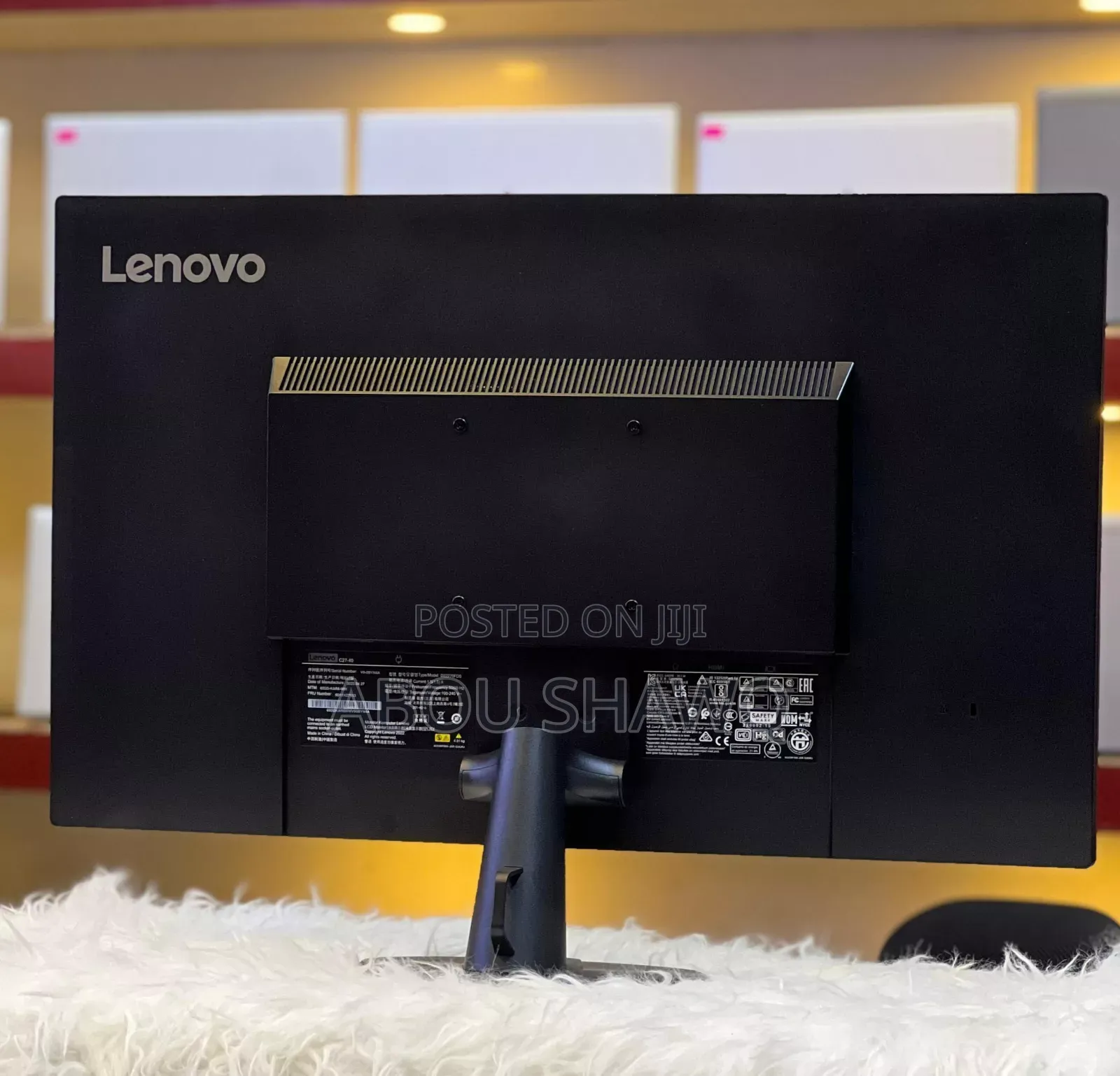 *Lenovo New Brand Flameless Monitor* Full Display 27” Inches