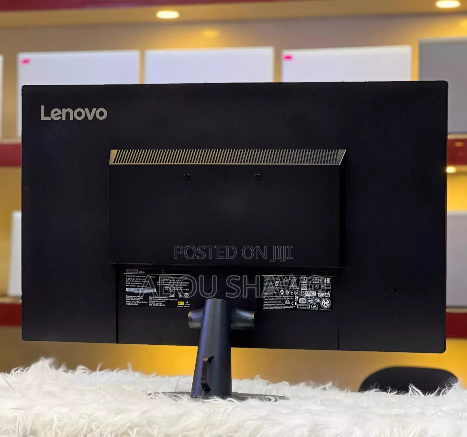 *Lenovo New Brand Flameless Monitor* Full Display 27” Inches