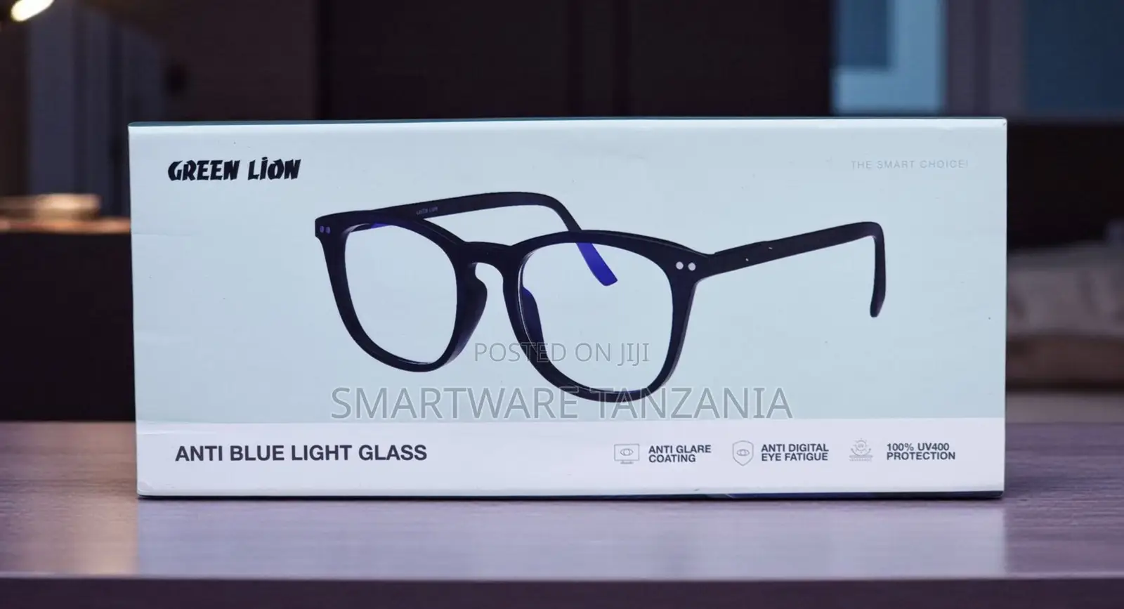 Green Lion Anti Blue Light Glass Uv400 Black Frame Anti-Glare Coating