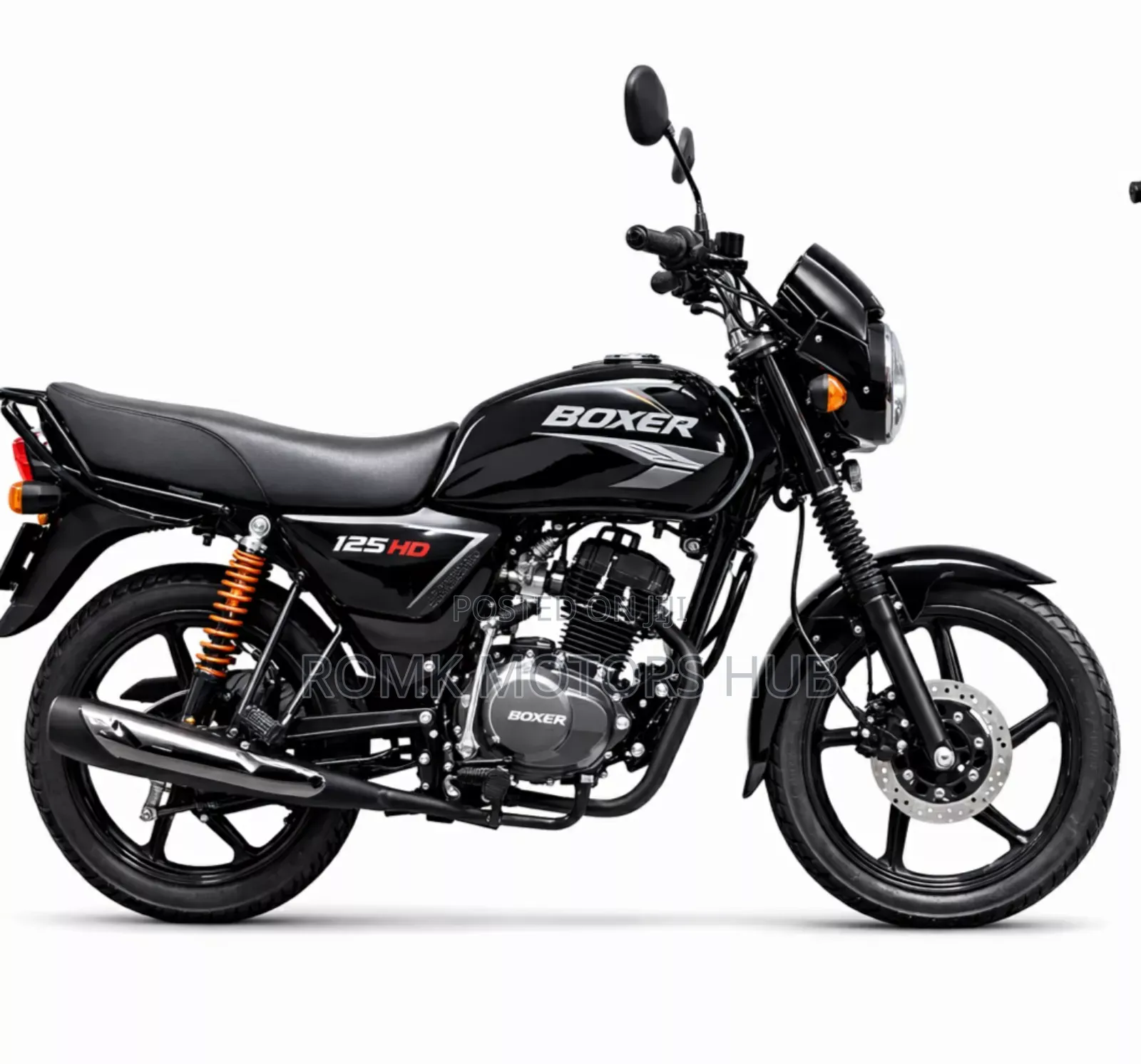 New Bajaj Boxer 125 2025 Black