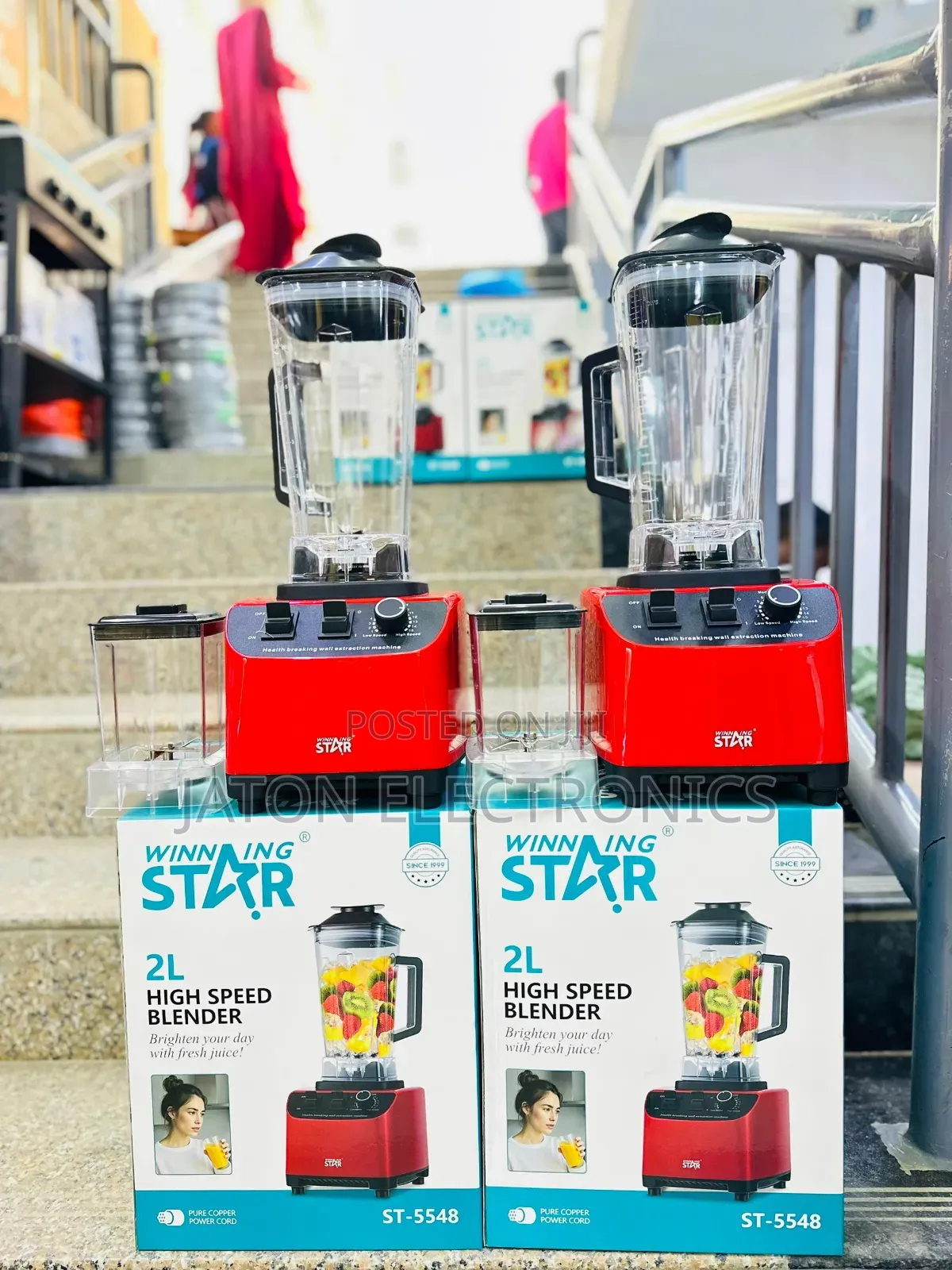 Winning Star Heavy Duty Blender 2in1 2l
