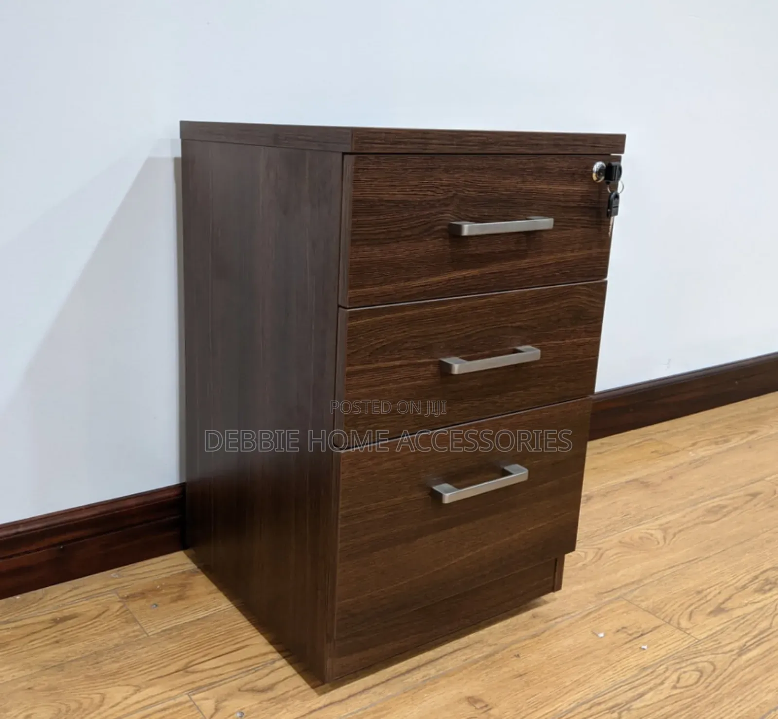 3-Drawer Mobile Office Pedestal Cabinet