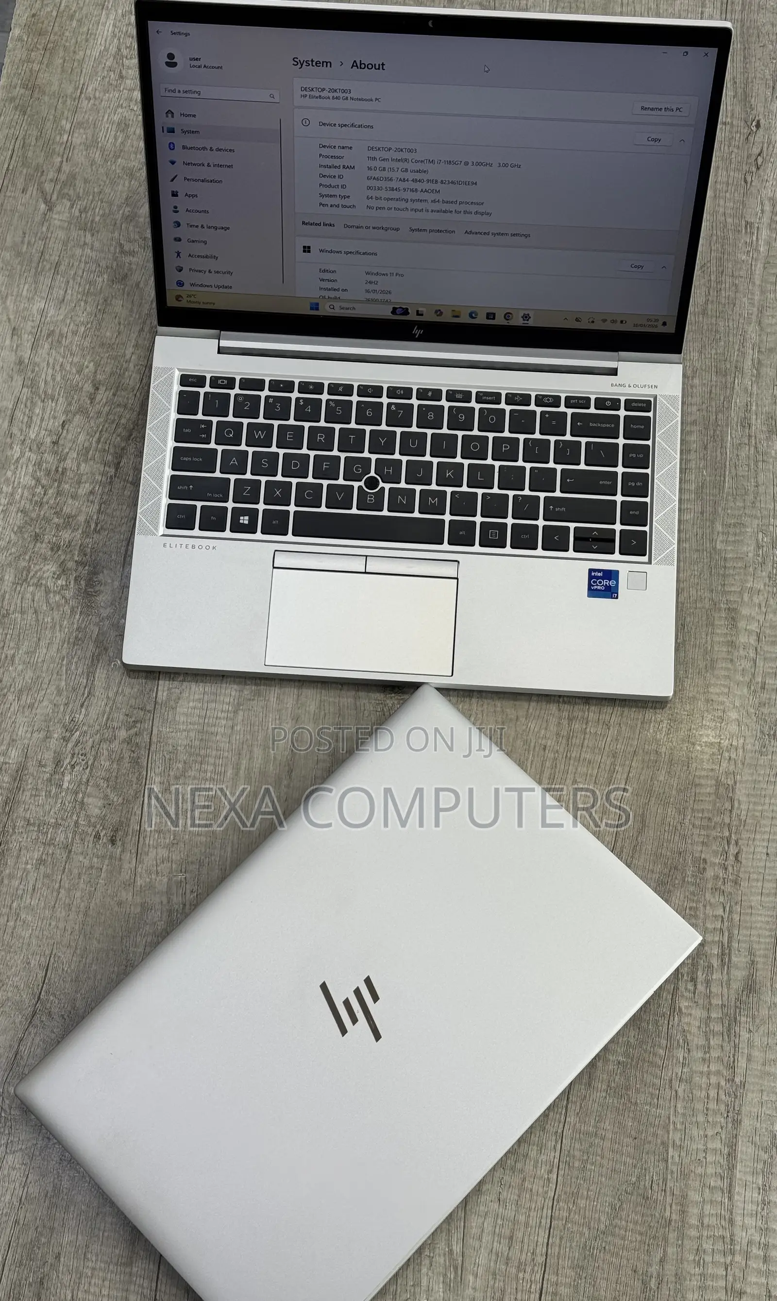 Laptop HP EliteBook 840 G8 16GB Intel Core i7 SSD 256GB