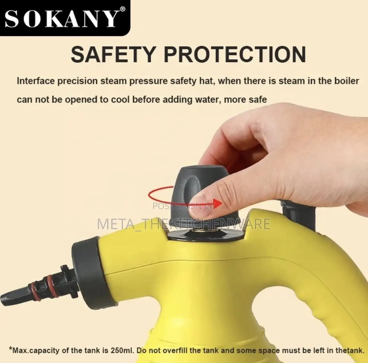Sokany Handheld Steam Cleaner 1000w