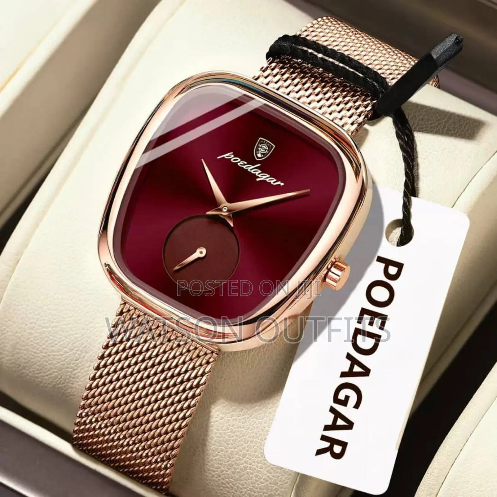 Poedagar Brand Women's Chain and Stainless Steel Watches Original