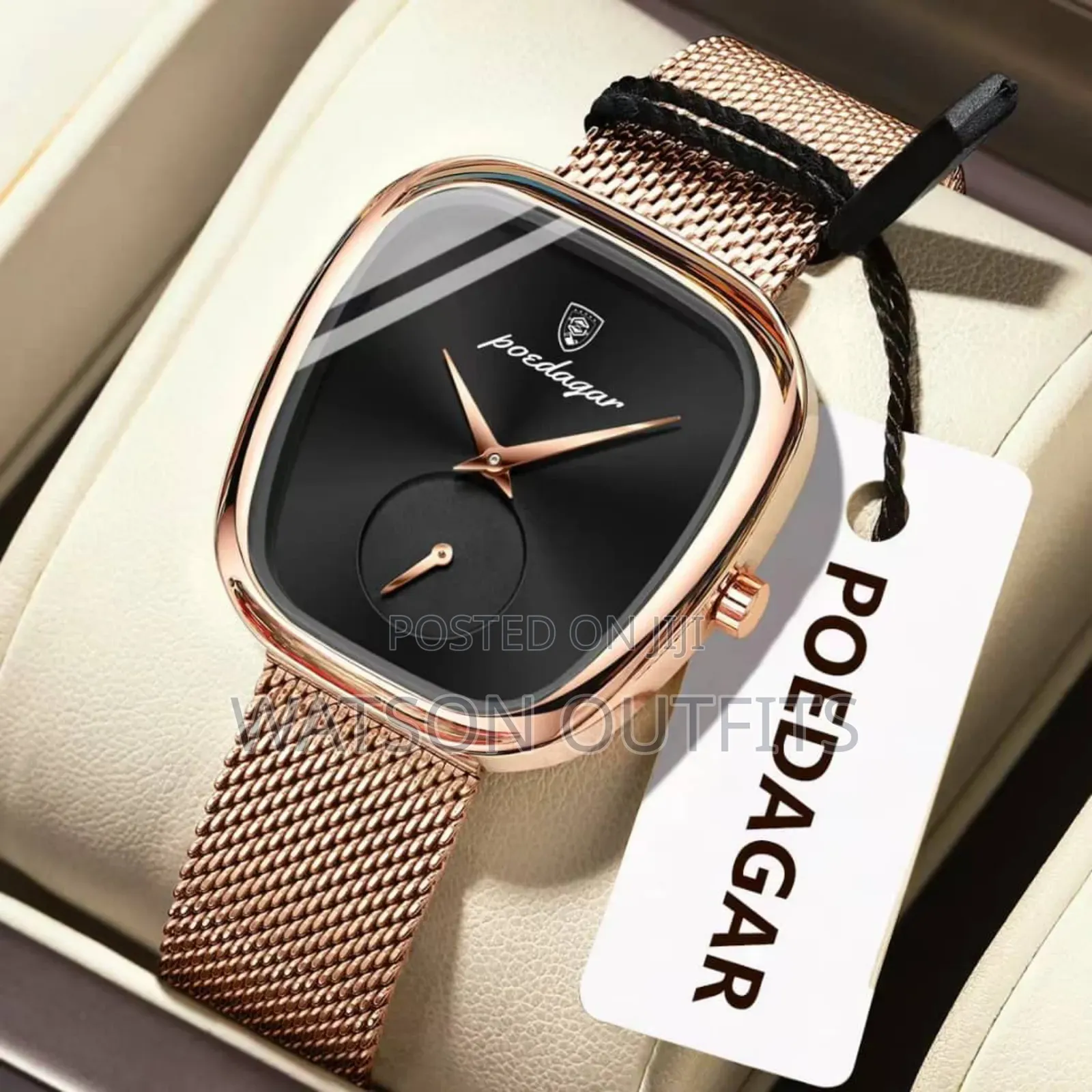 Poedagar Brand Women's Chain and Stainless Steel Watches Original