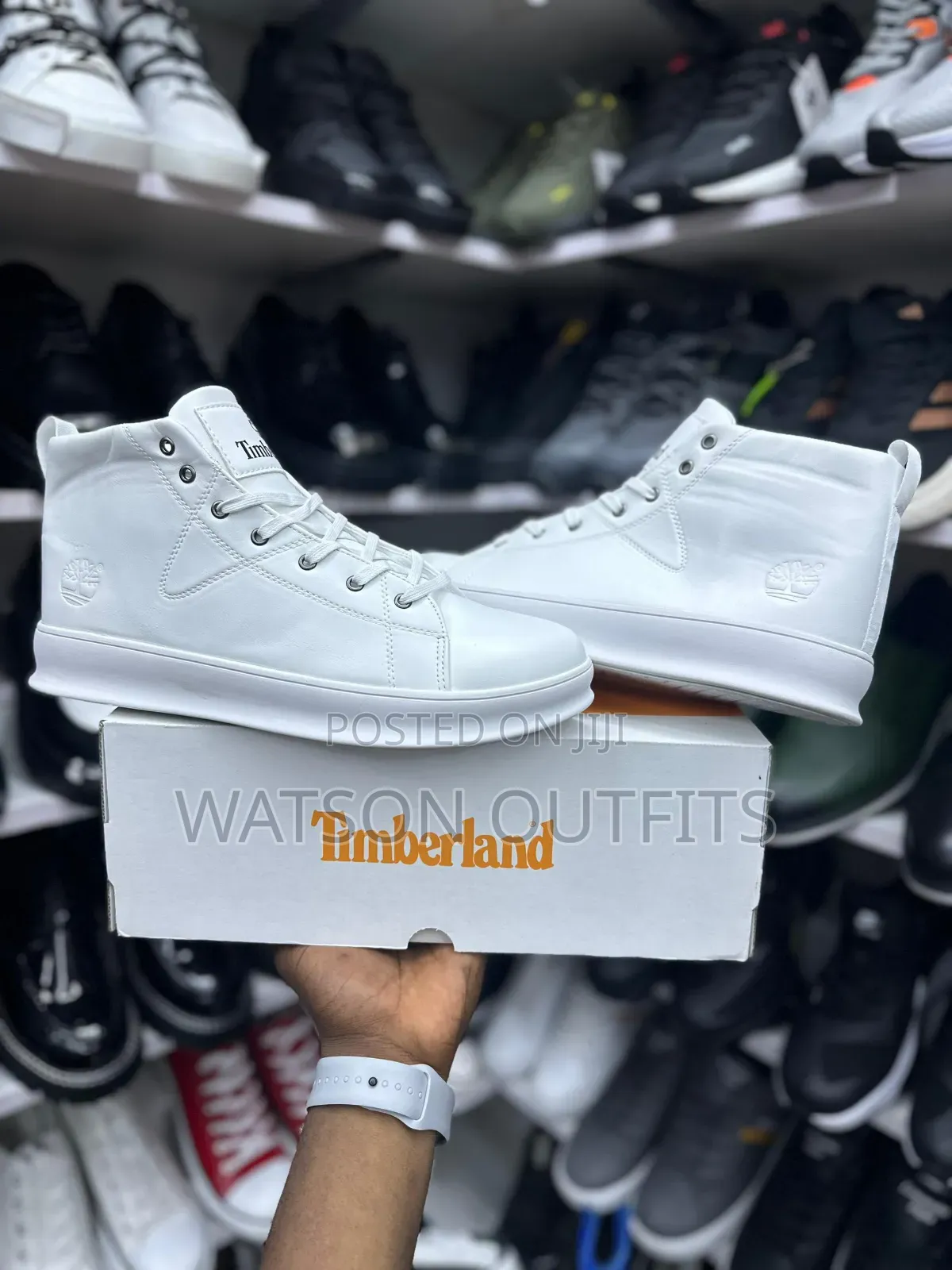 Timberland Brand New White Boots or Shoes Materials Smart