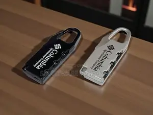 Columbia Sportswear 3-Dial Luggage Lock Black and Silver Set