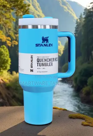 Stanley Flowstate Quencher H2.0 Tumbler 40oz Blue Portable