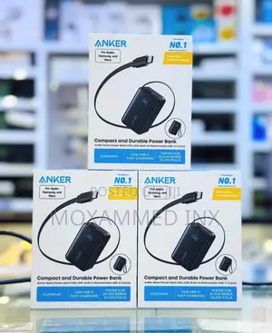 Anker Nano Power Bankcompact and Durable, Fast Charging
