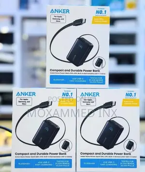 Anker Nano Power Bankcompact and Durable, Fast Charging