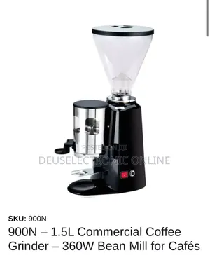 Coffee Grinder Commercial 1.5l 360wbean Mill for Cafes