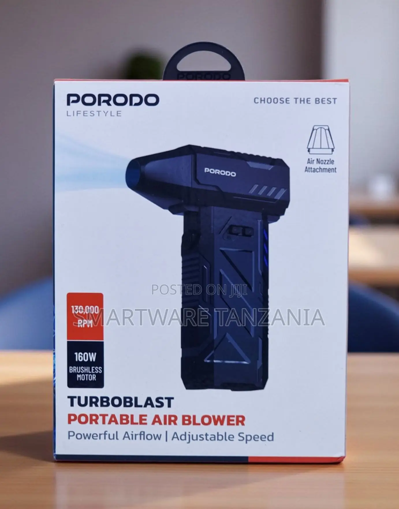 Porodo Turboblast Portable Air Blower 130000 RPM 160w Brushless