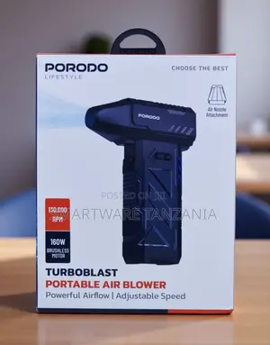Porodo Turboblast Portable Air Blower 130000 RPM 160w Brushless