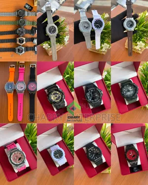 G Shock Watch Water Resist Dual Time Day Date Months Alarm Stopwatch