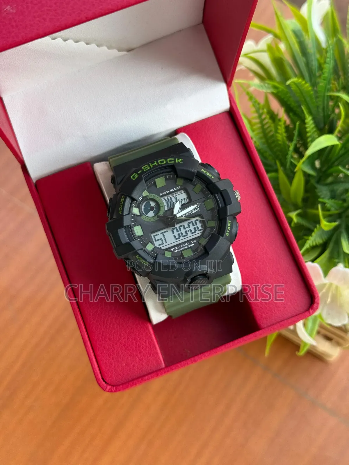 G Shock Watch Water Resist Dual Time Day Date Months Alarm Stopwatch
