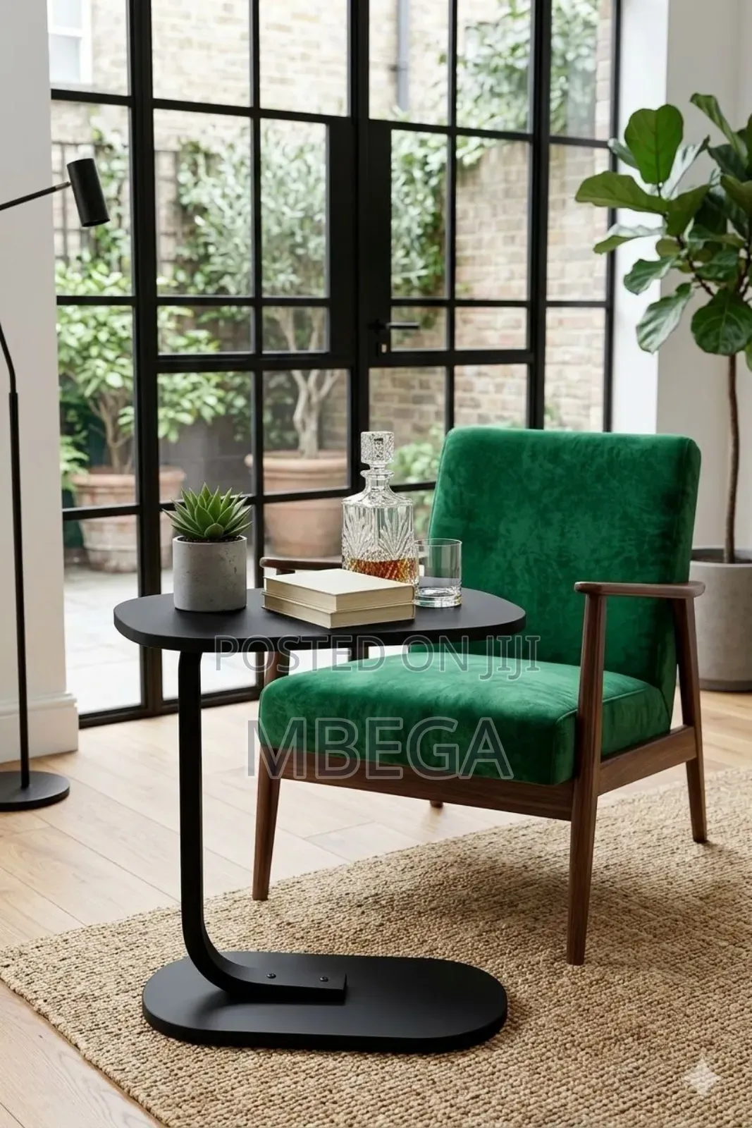 C Shape Side Table