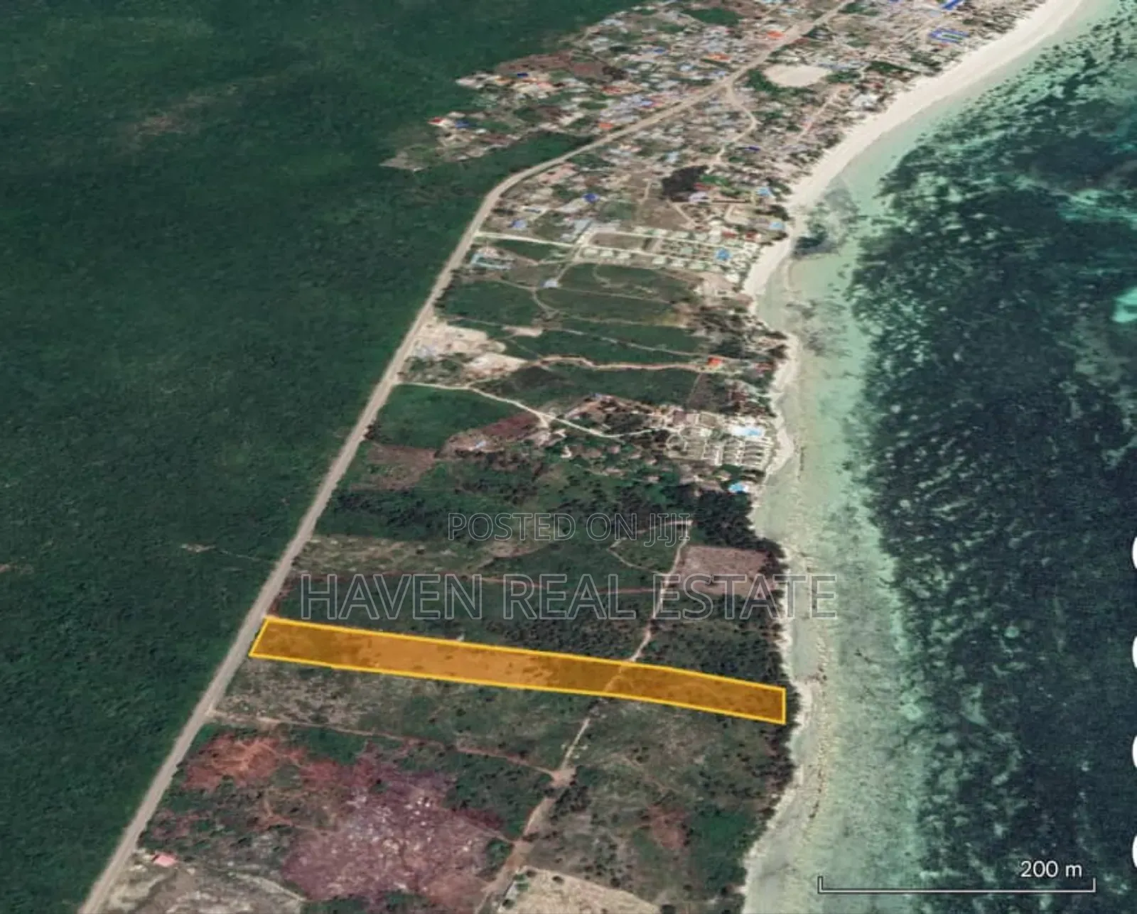 Beach Plot for Sale at Zanzibar