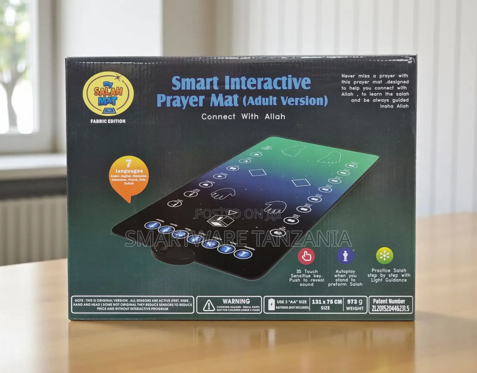 My Salah Mat Smart Interactive Prayer Mat Adult 7 Languages
