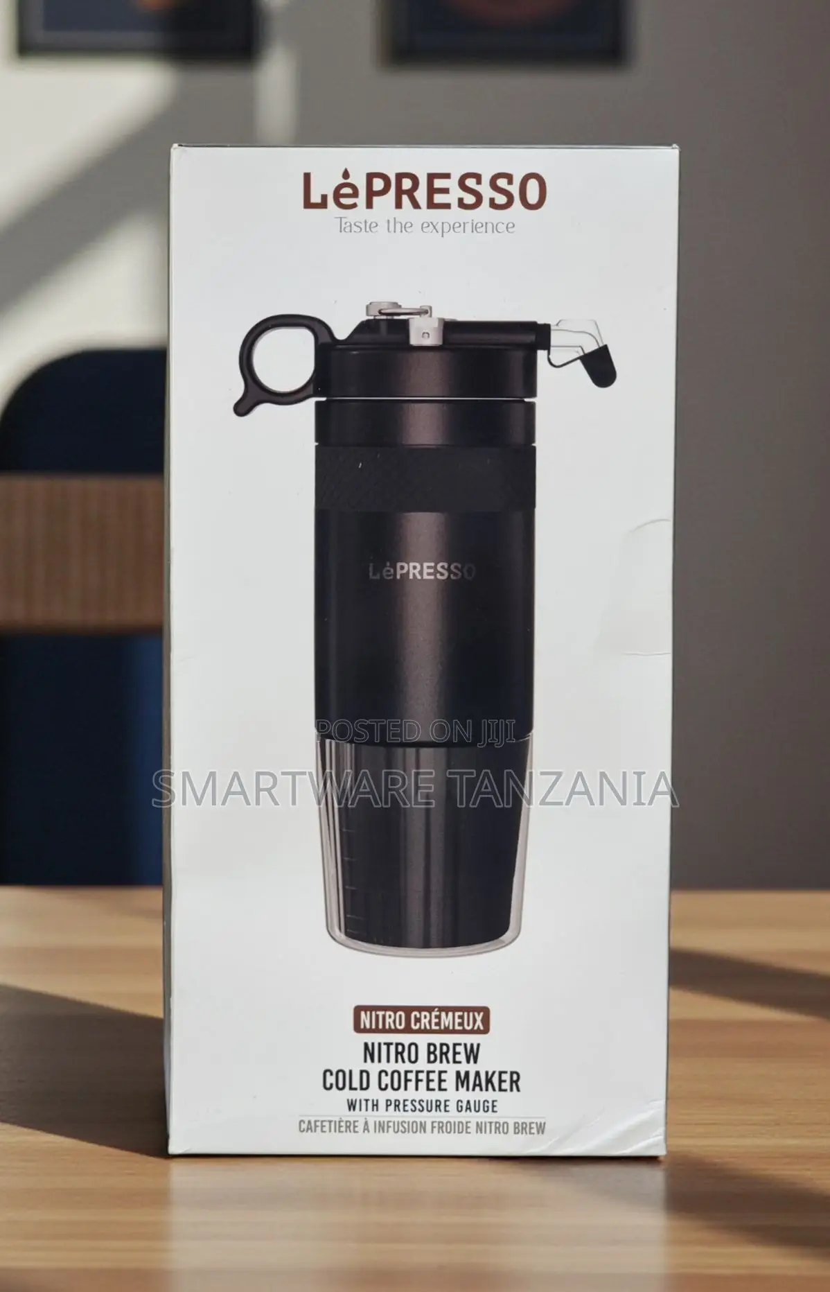 Lepresso Nitro Cremeux Nitro Brew Cold Coffee Maker Pressure Gauge