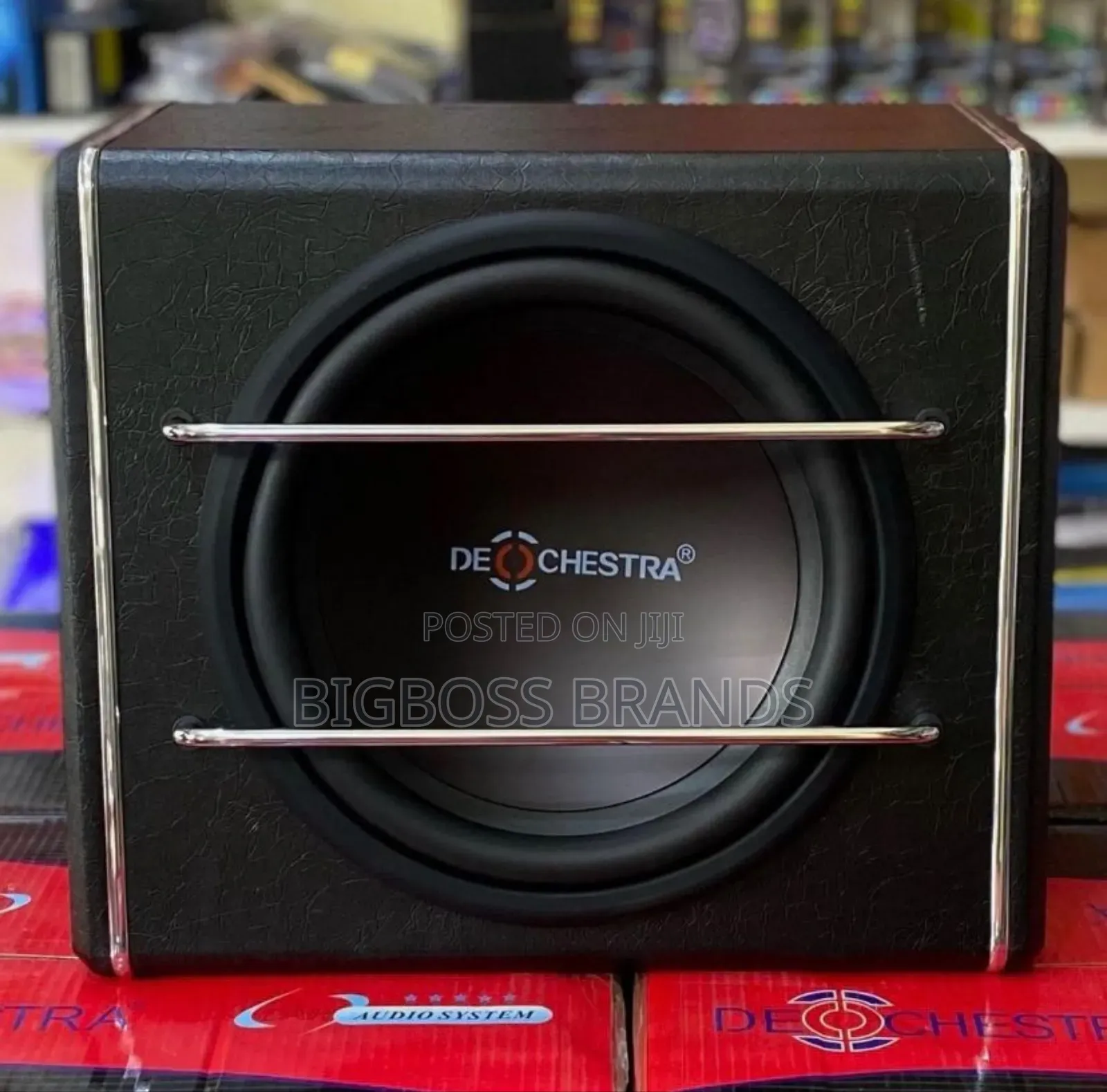 Deochestra Speaker Inch 12” {Active Base} Portable Car Speaker