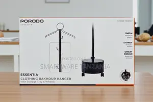 Porodo Essentia Clothing Bakhour Hanger 156cm Storage Tray Wheels