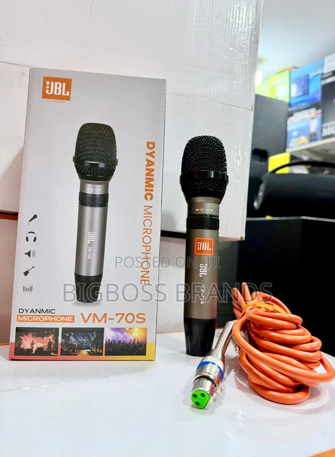 JBL Dynamic Mic Vm-70s [Wired Mic]