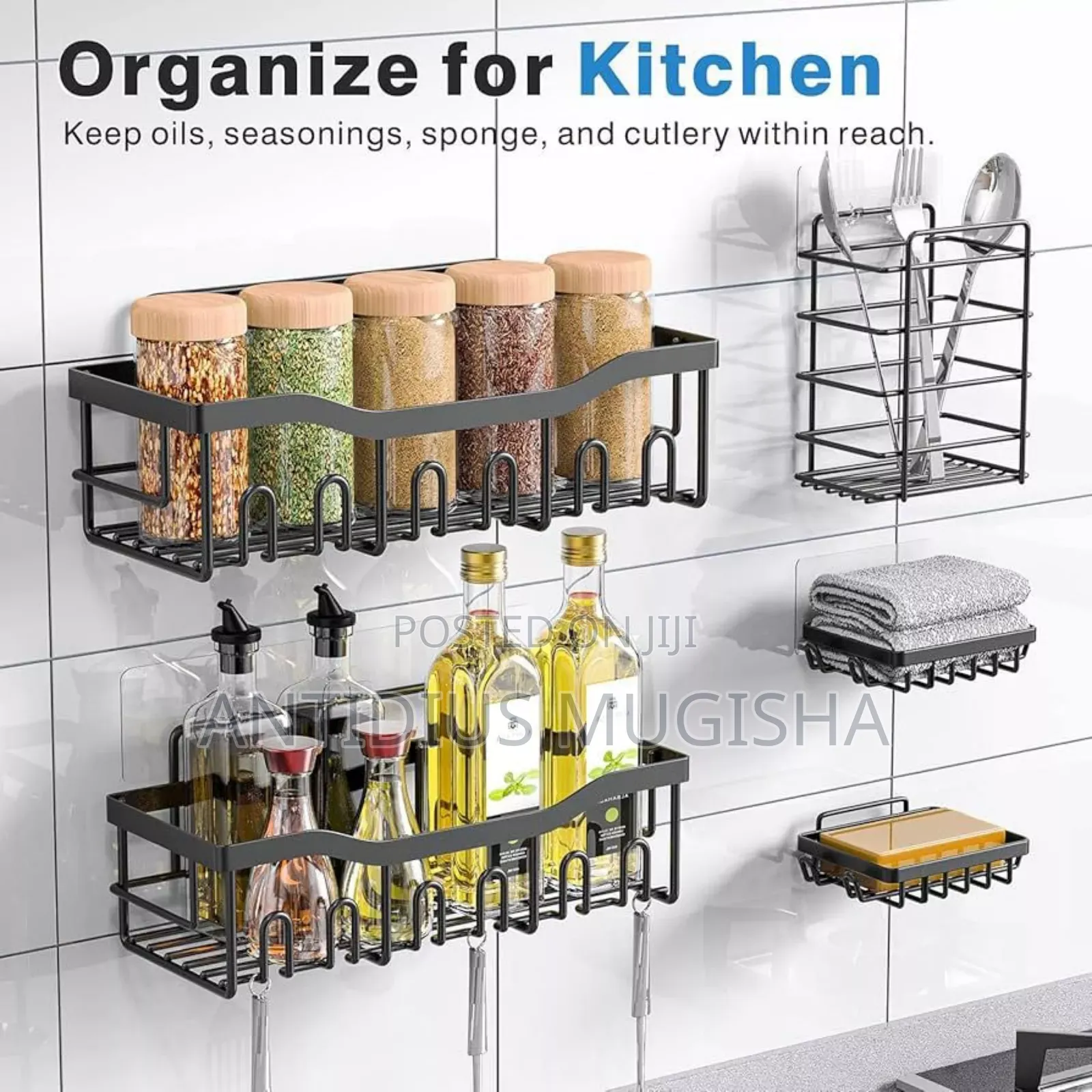 5 Pieces Shower Caddy Set