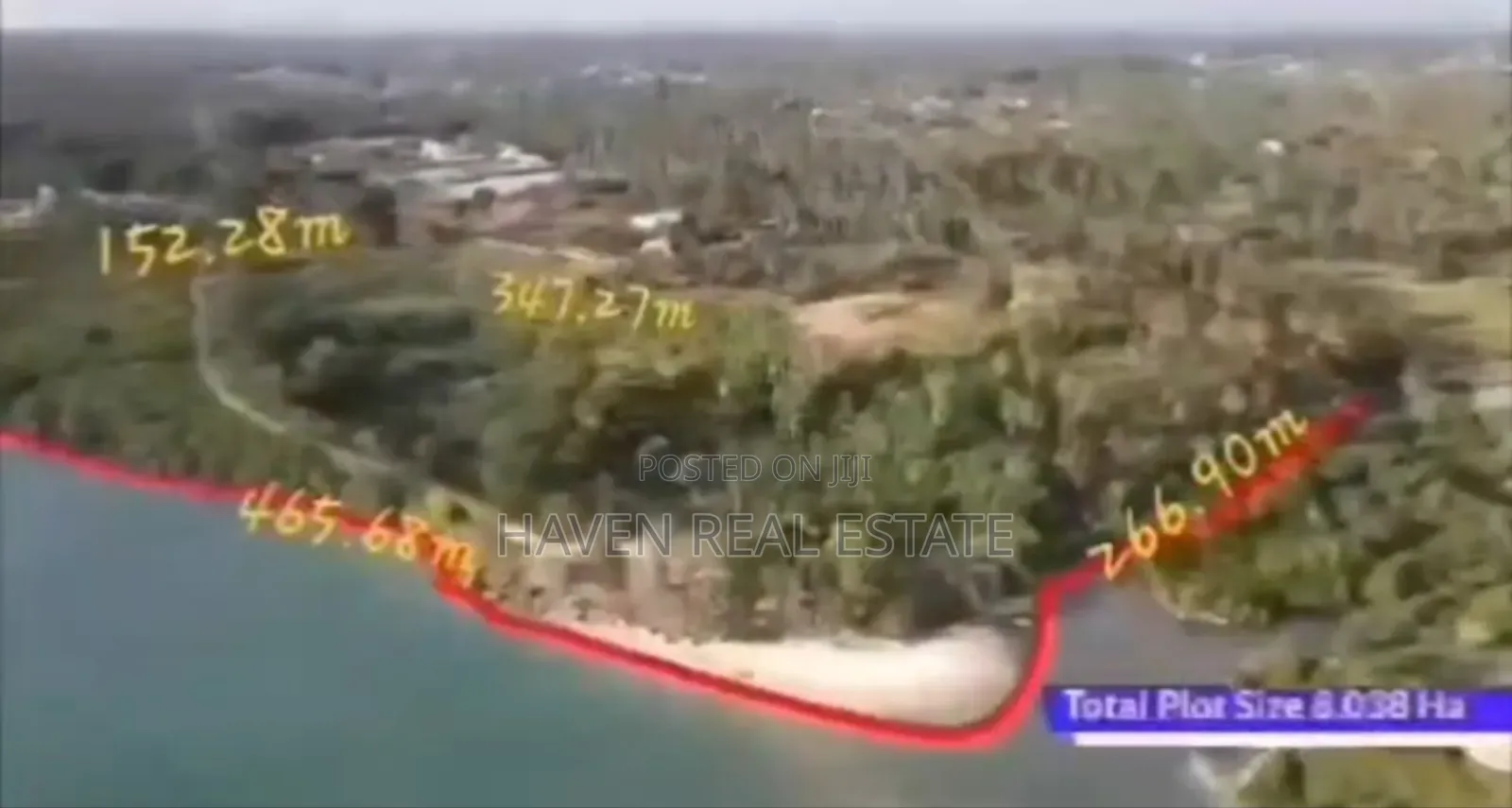 30 Acres Beach Plot for Sale at Zanzibar
