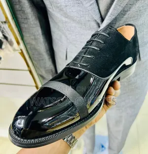 Loro Piana Brand Men's Leather Shoes Completely Royal
