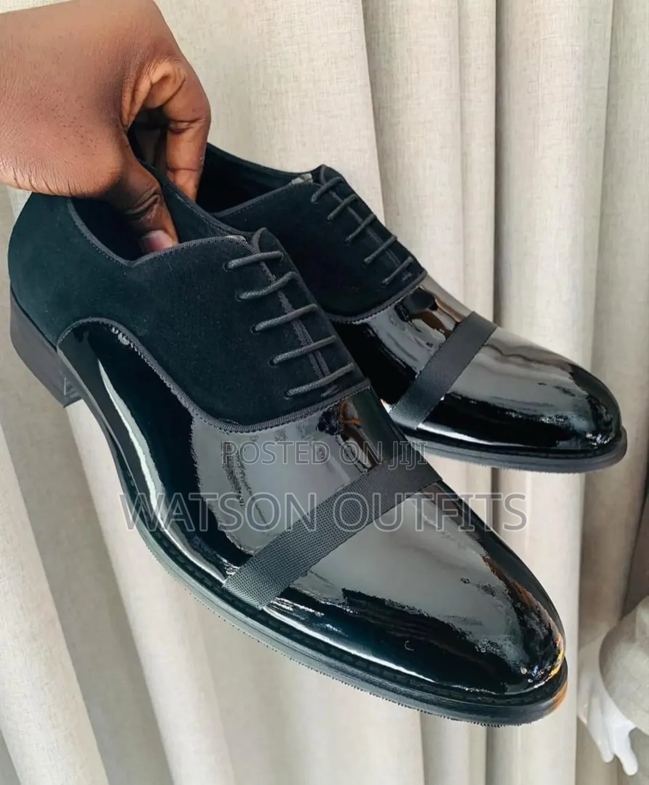 Loro Piana Brand Men's Leather Shoes Completely Royal