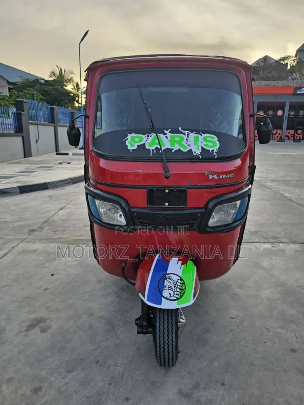 TVS King Deluxe Plus iTouch Start 2023 Red