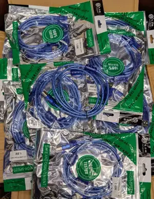 Original Grey Blue Printer Cable