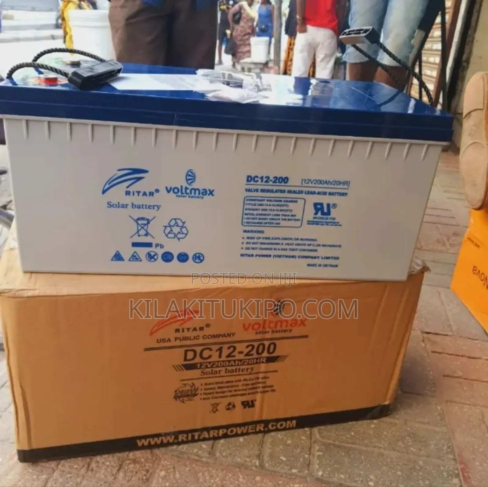 12v200ah/20hr Ritar Solar Battery