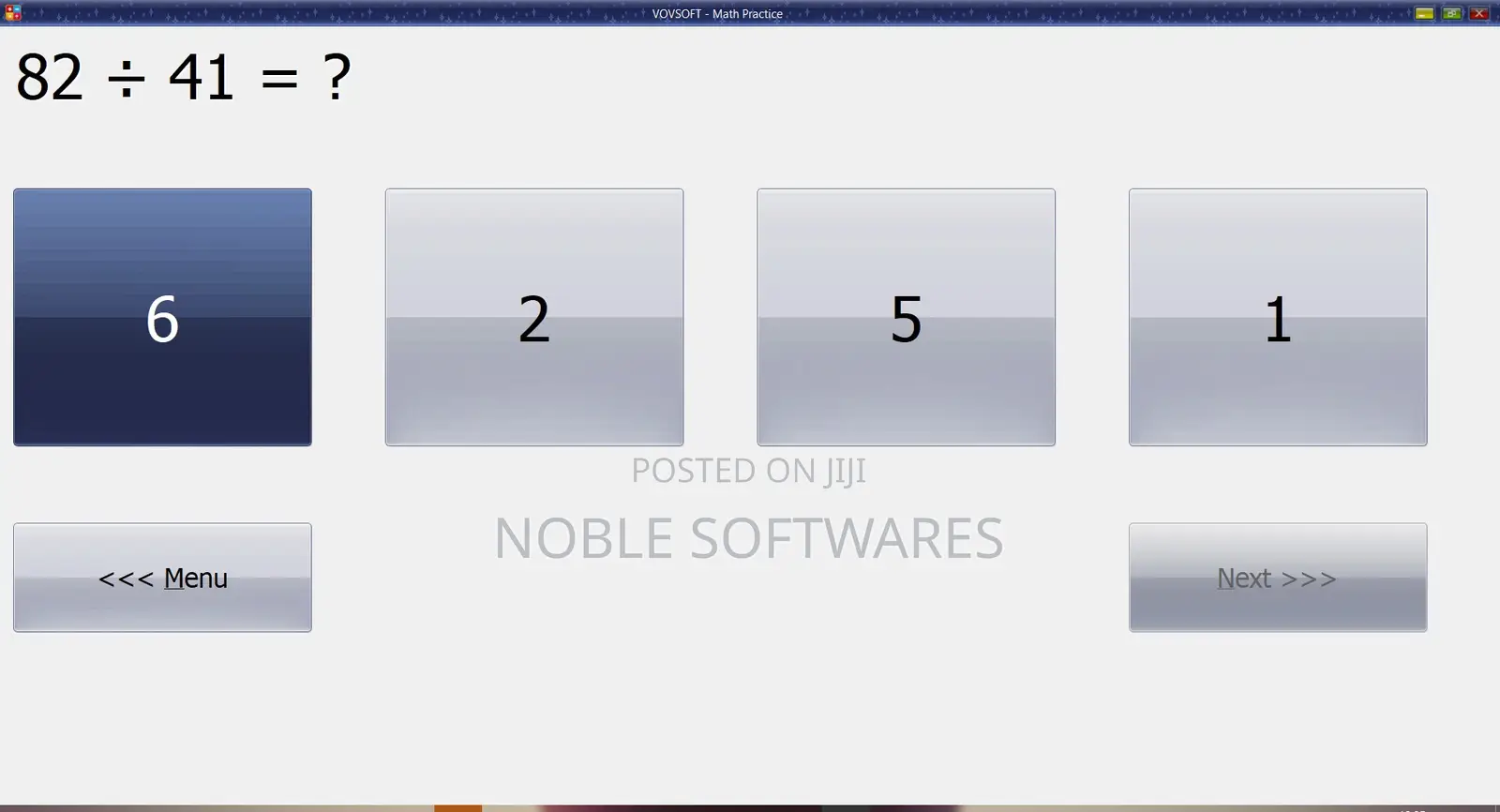 Vovsoft Math Practice