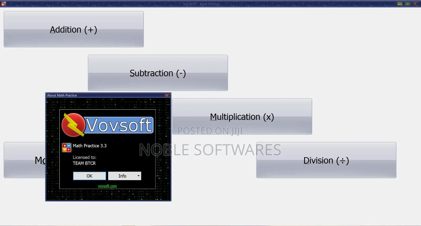 Vovsoft Math Practice