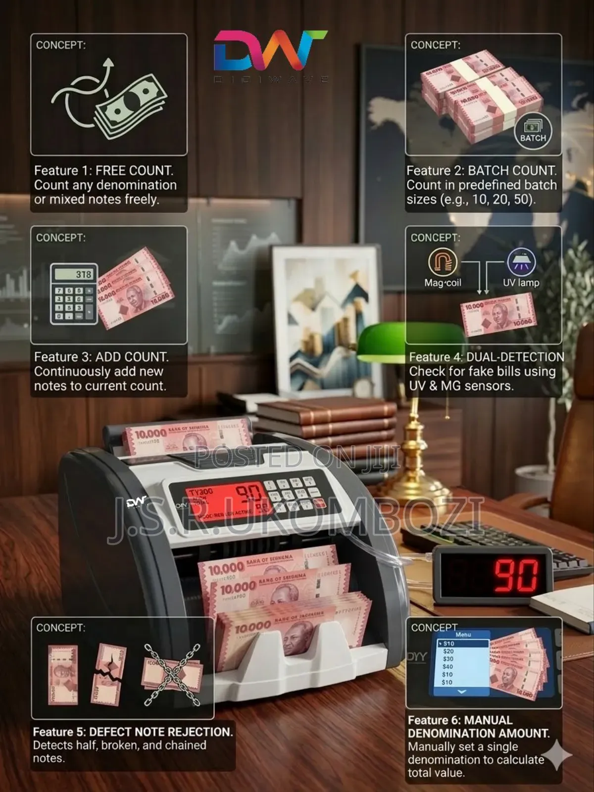 *Digiwave Bill Counter