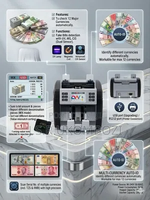 *Digiwave Multi Currency Bill Counter