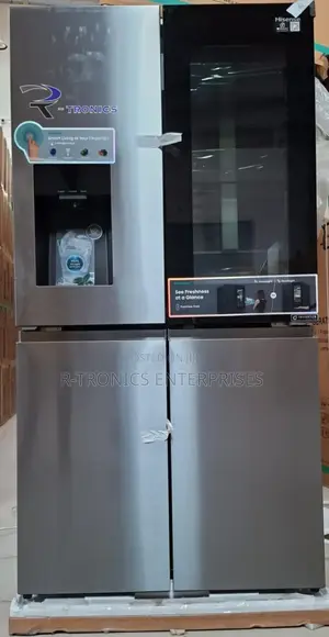 Hisense French Door Smart Refrigerator With Water Ice Dispenser,