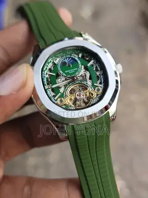 Patek Philippe Timepiece Green Straps
