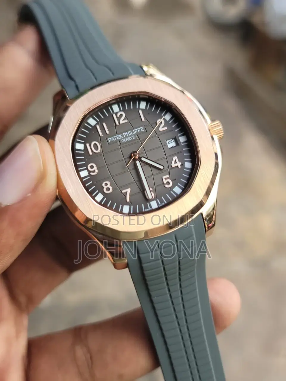 Patek Philippe Aquanaut 5167r-001 in Rose Gold With a Brown Dial.