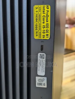 Hp Prodesk Core I5, 10th Generation, With Higher Speed