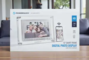 Powerology 10 Inch Smart Frame Digital Photo Display Wifi 32gb Hd
