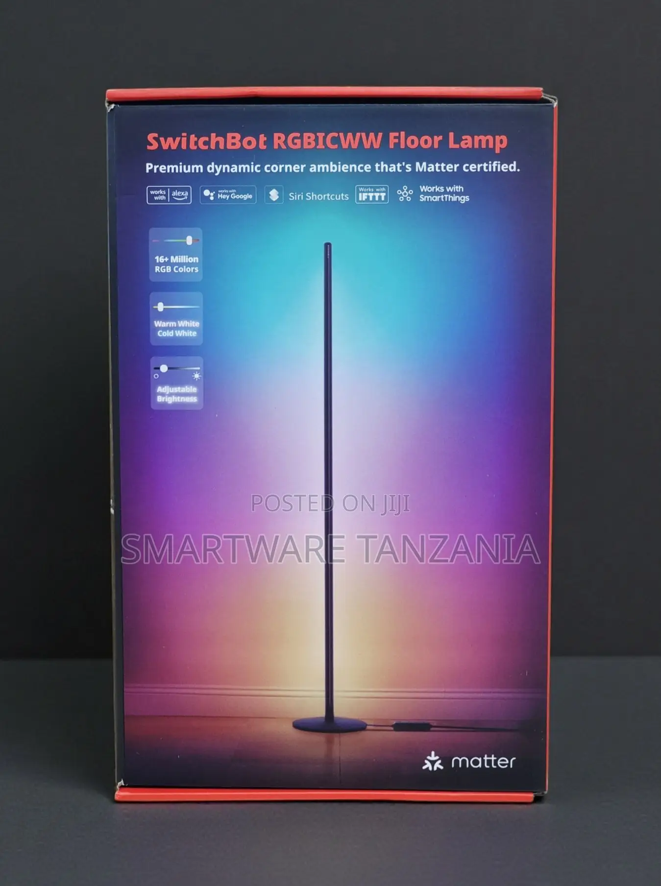 Switchbot Rgbicww Floor Lamp 16 Million Colors Matter Alexa Google