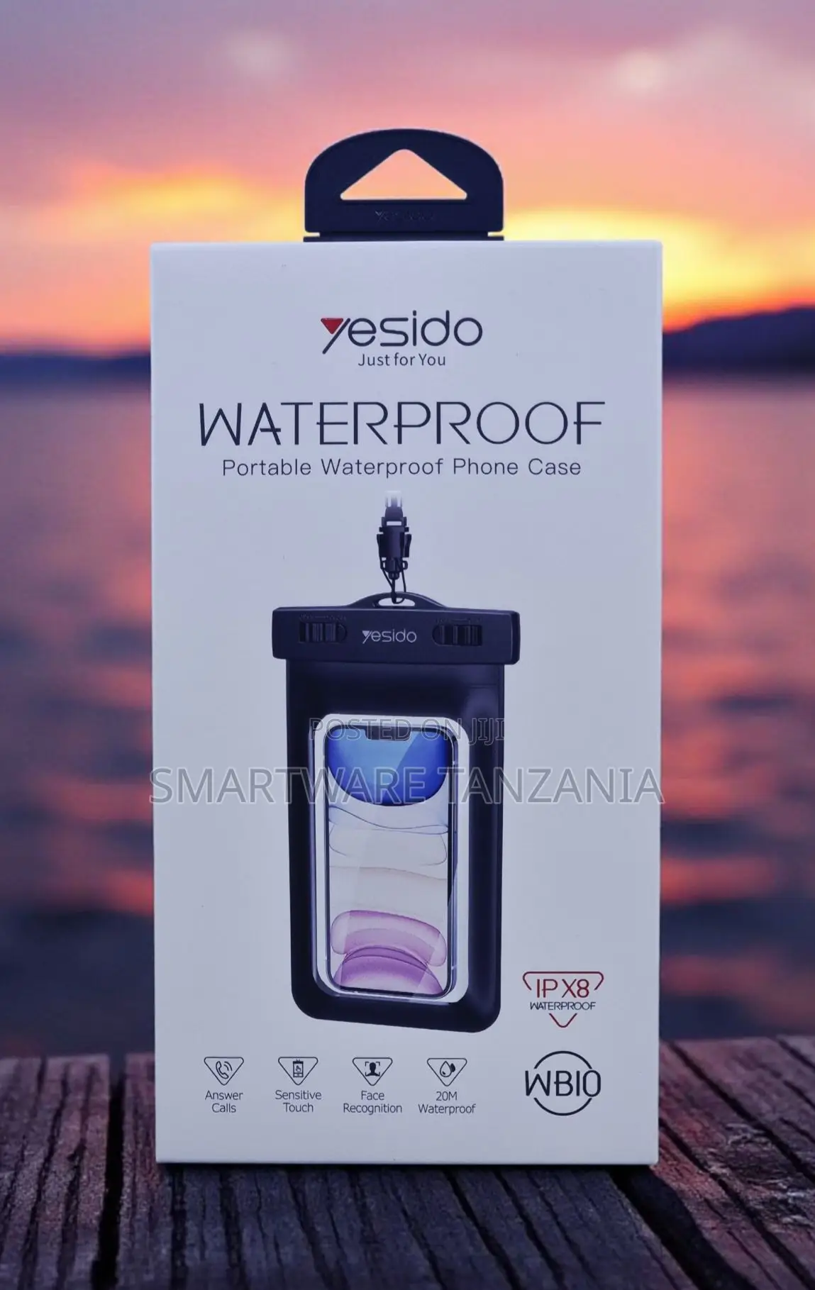 Yesido Wb10 Ipx8 Waterproof Phone Case 20 Meters Answer Calls Touch
