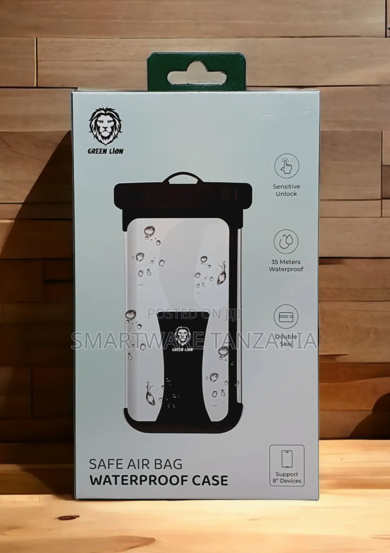 Green Lion Safe Air Bag Waterproof Case 35 Meters 8 Inch Double Seal