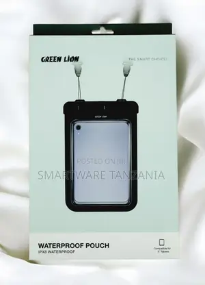 Green Lion Ipx8 Waterproof Pouch 9 Inch Tablet Dual Lanyard Strap