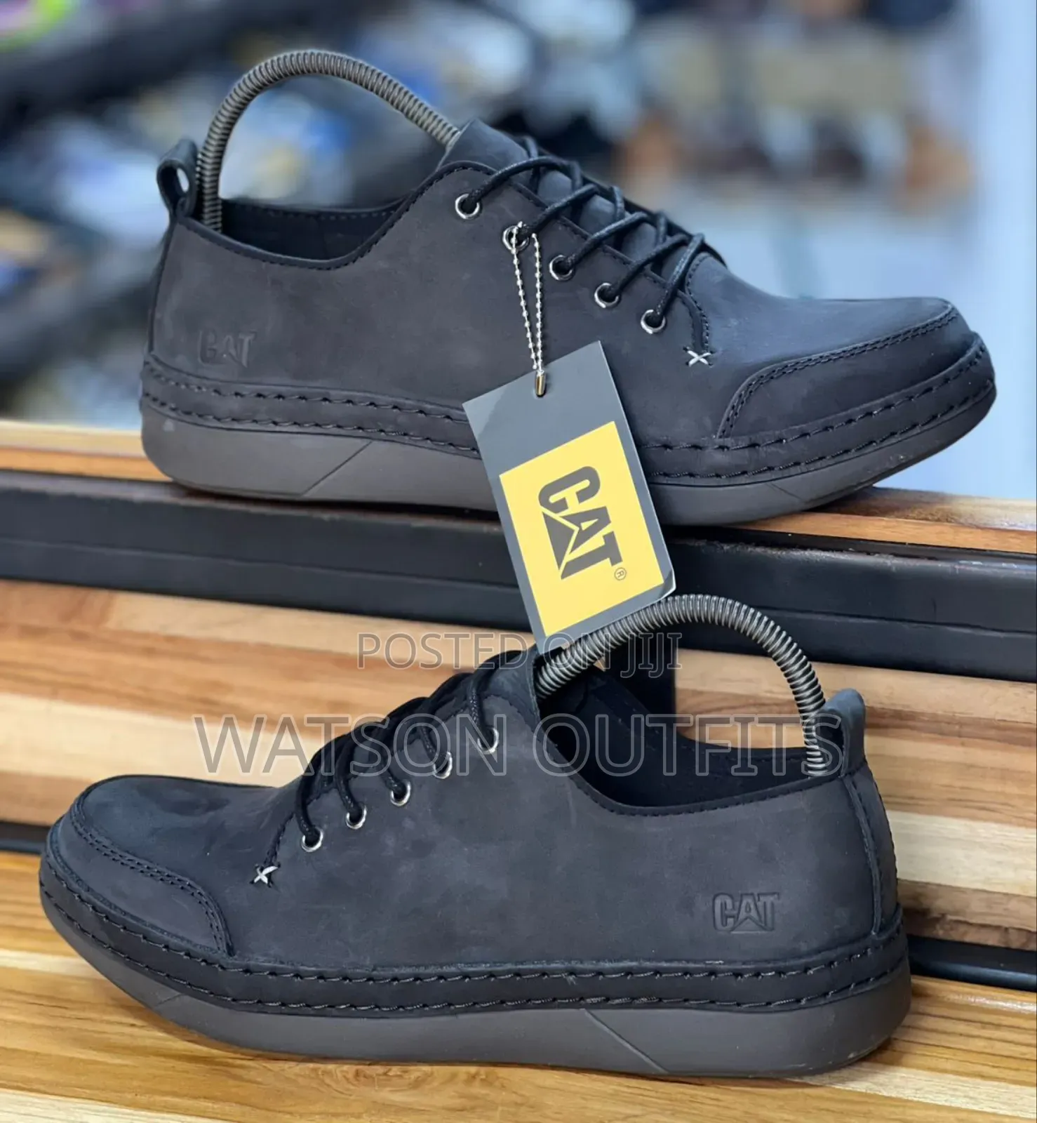 Caterpillar Brand New Men's Leather Shoes Materials Original