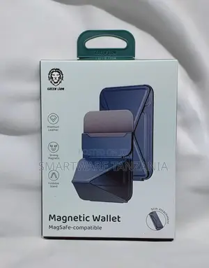 Green Lion Magsafe Magnetic Wallet With Stand Blue