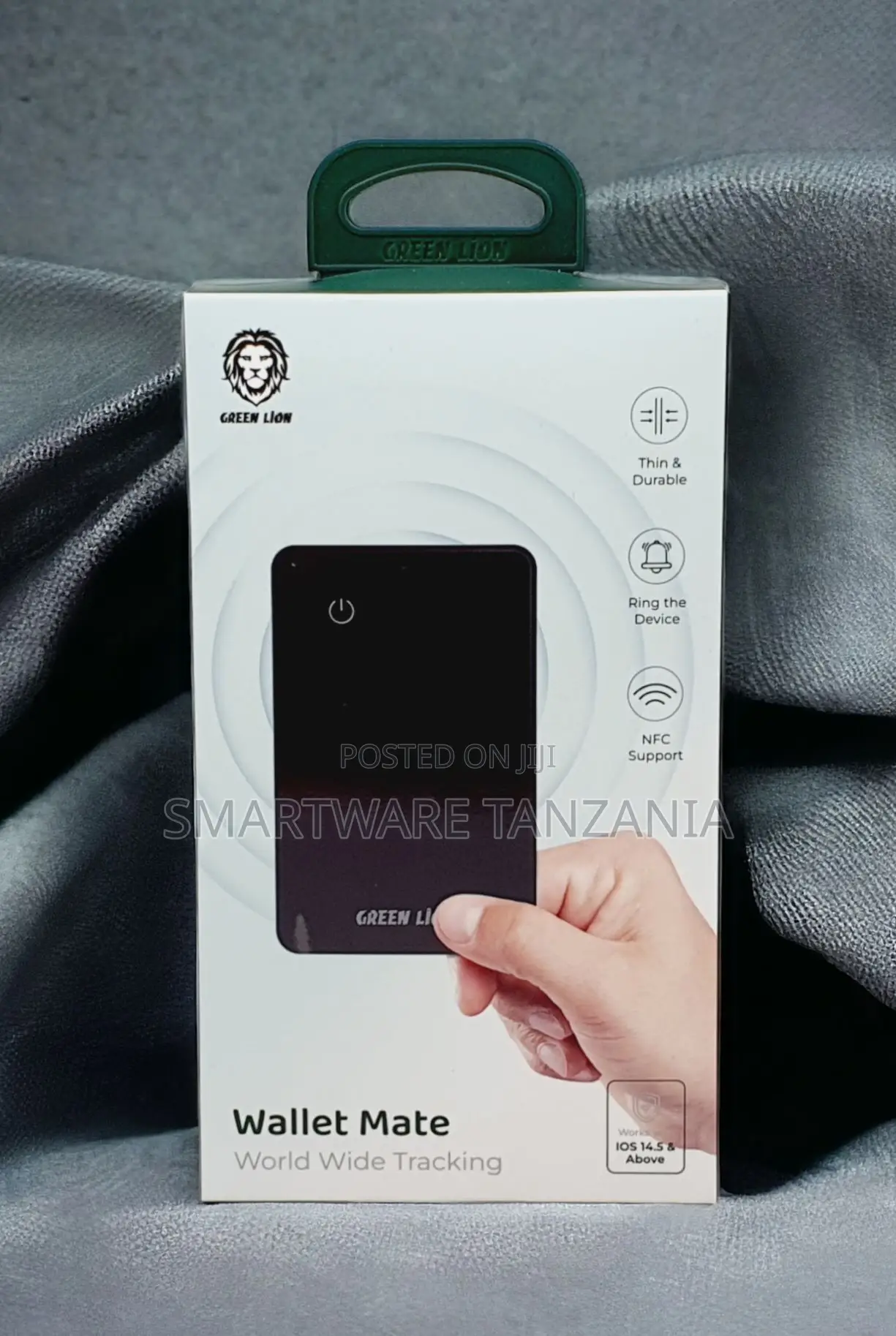 Green Lion Wallet Mate NFC Tracker Ios 14.5 and Above